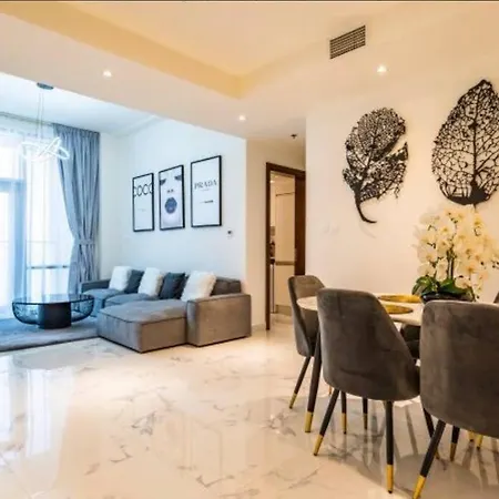 Amna Tower With A Beautiful View And A Chic Style Appartement Dubai Buitenkant foto